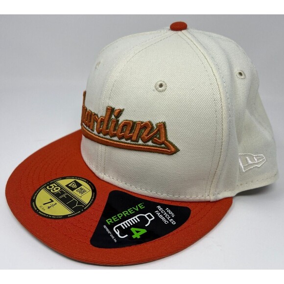 New Era x REPREVE Cleveland Guardians Earth Day 2023 MLB Fitted Hat 7 3/4 - Picture 2 of 9